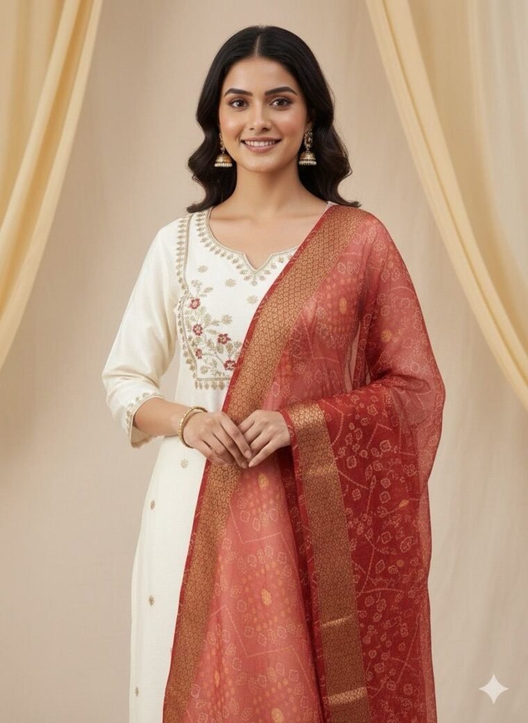 Roman Silk Sequence Work 3pcs Suit