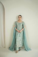 GMY SILK EMBROIDERY TOP PLAZZO DUPATTA