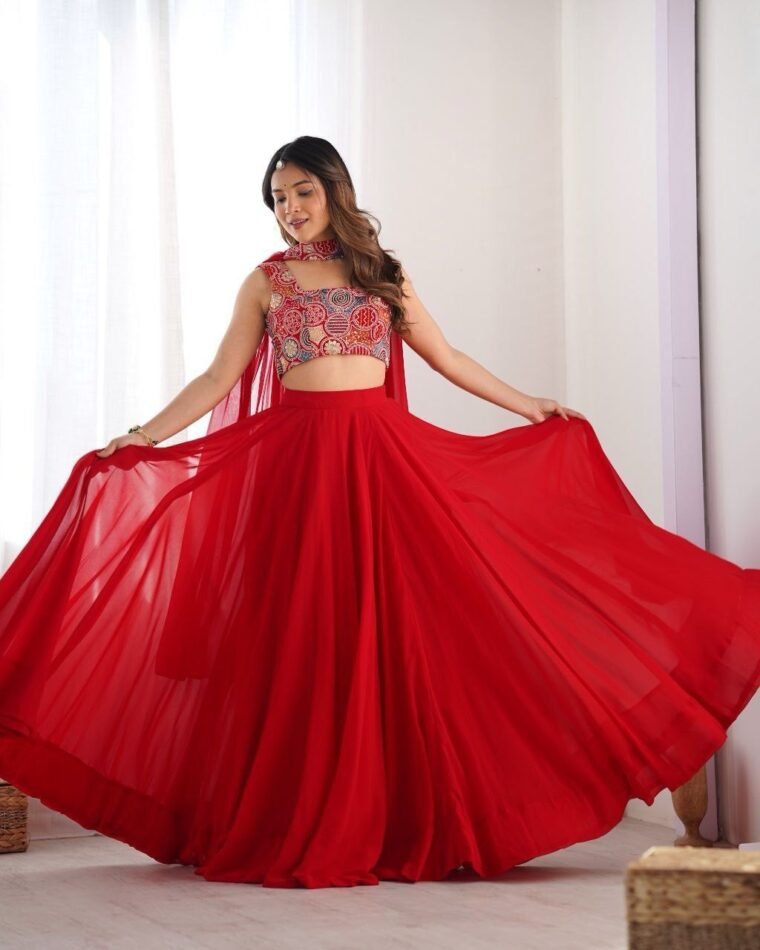 Readymade Embroidery Lehenga Choli