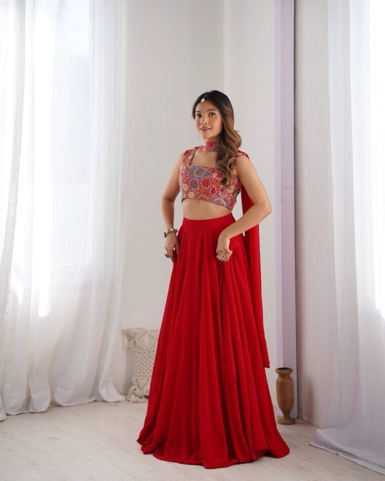 Readymade Embroidery Lehenga Choli