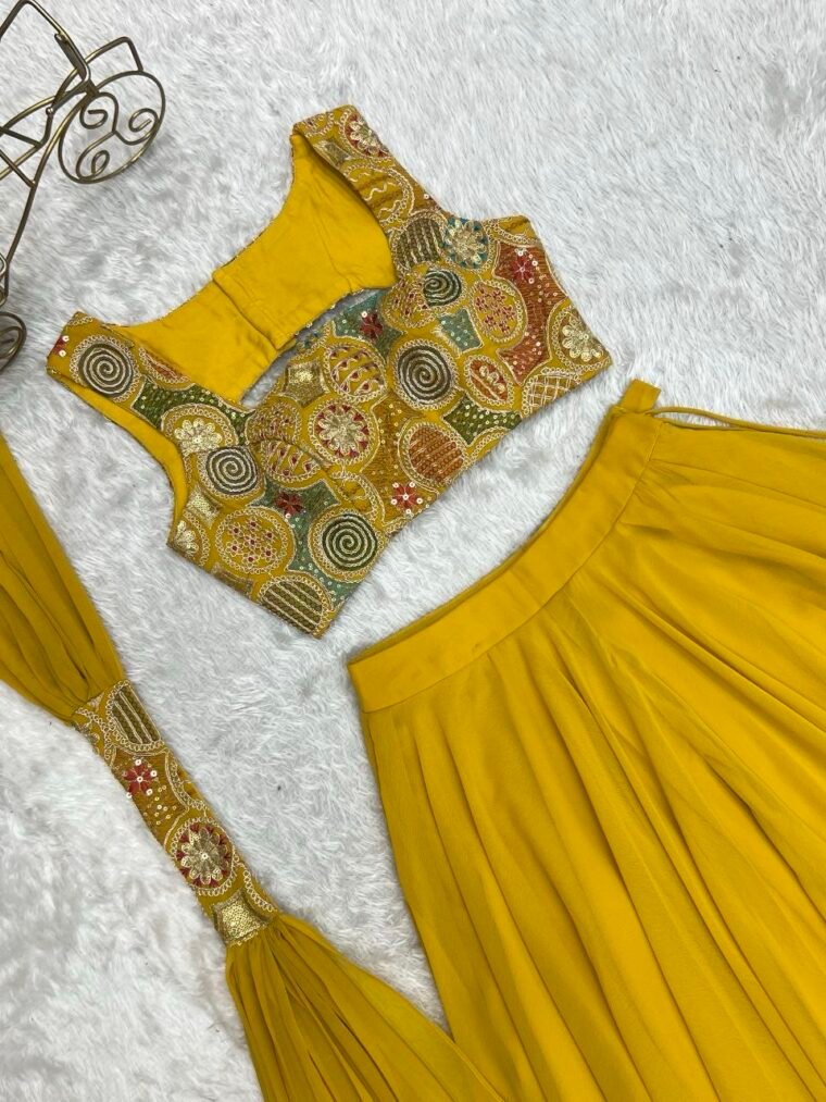 Readymade Embroidery Lehenga Choli