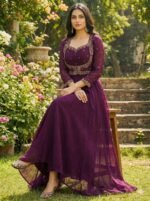 Sparking Georgette Gown