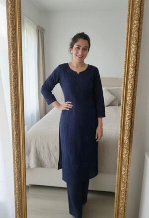 Rayon Sequence Embroidery Top Plazzo Pants