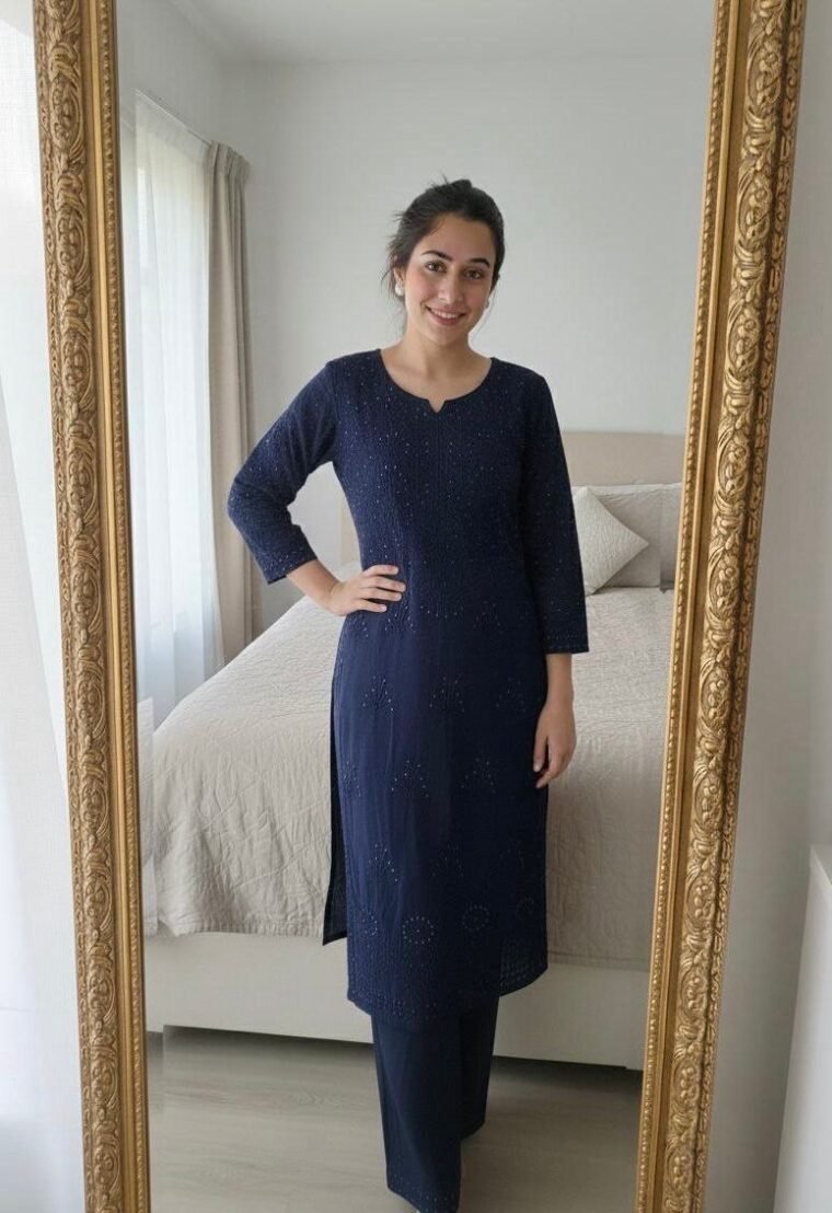 Rayon Sequence Embroidery Top Plazzo Pants