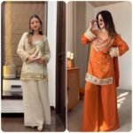 Fendy Silk Mirror Work Top Plazzo Dupatta